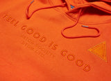 STGM PATCH OVERSIZED HEAVY SWEAT HOODIE ORANGE