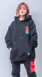 PARAGON OVERSIZED HEAVY SWEAT HOODIE BLACK