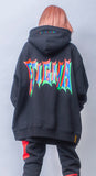 PARAGON OVERSIZED HEAVY SWEAT HOODIE BLACK