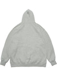 V BEAR OVERSIZED HEAVY SWEAT HOODIE GREY