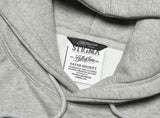 V BEAR OVERSIZED HEAVY SWEAT HOODIE GREY