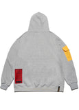 FEEL GOOD OVERSIZED HEAVY SWEAT HOODIE GREY