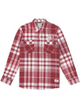 VATOS SQUAD CHECK SHIRTS RED