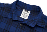 MUSK OVERSIZED CHECK SHIRTS BLUE