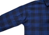 MUSK OVERSIZED CHECK SHIRTS BLUE