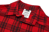 MUSK OVERSIZED CHECK SHIRTS RED