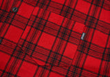 MUSK OVERSIZED CHECK SHIRTS RED