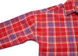 STREET HALF OVERSIZED CHECK SHIRTS RED