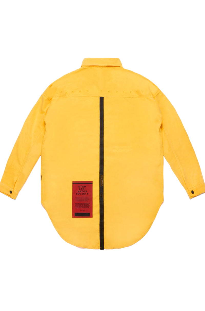 WASHED TECH OVERSIZED SHIRTS YELLOW
