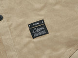 HANDWRITING OVERSIZED CORDUROY SHIRTS BEIGE