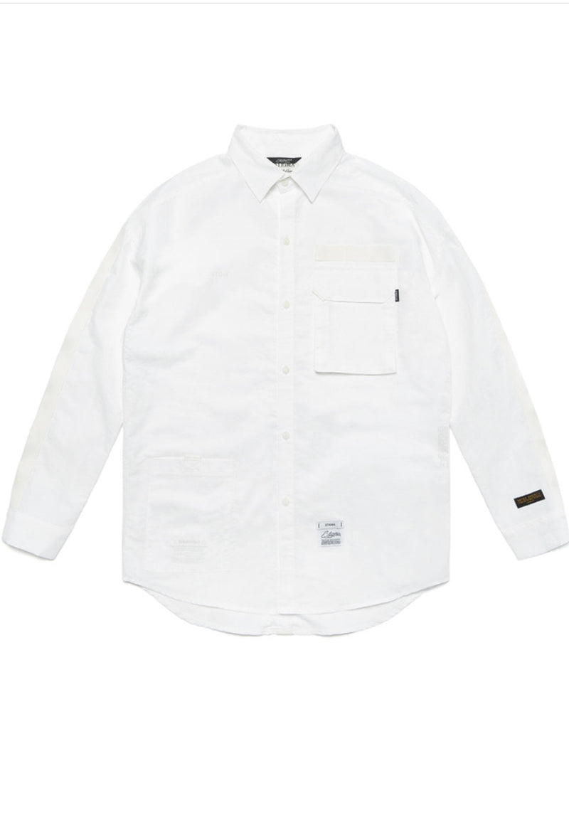 S TECH OVERSIZED SHIRTS WHITE