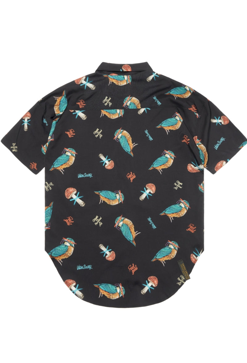 BIRD OVERSIZED SHORT SLEEVES SHIRTS PATTERN