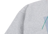 SQUARE HEAVY SWEAT OVERSIZED CREWNECK GREY