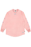 HYPNOTIZE LAYERED LONG SLEEVES T-SHIRTS PINK