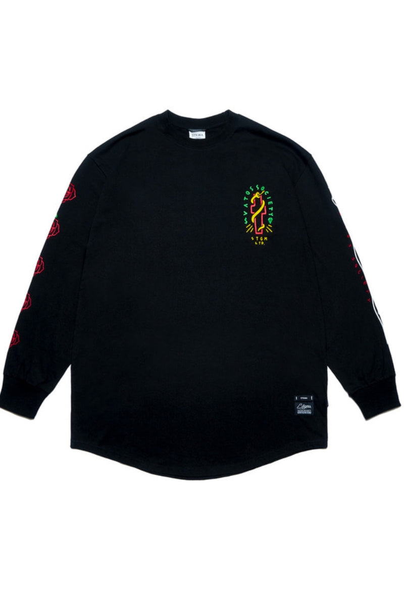 CLASSIC LAYERED LONG SLEEVES T-SHIRTS BLACK