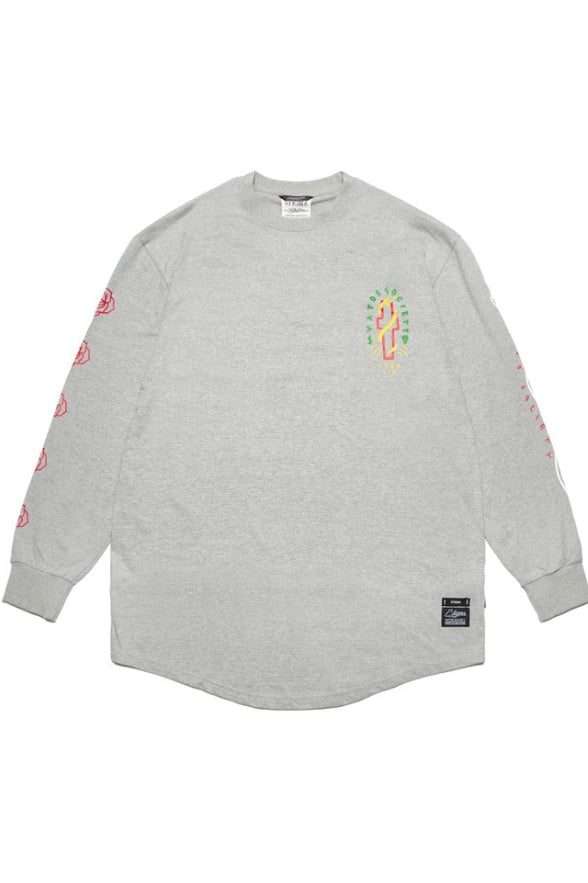 CLASSIC LAYERED LONG SLEEVES T-SHIRTS GREY