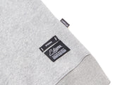 HANDWRITING OVERSIZED HEAVY SWEAT CREWNECK GREY