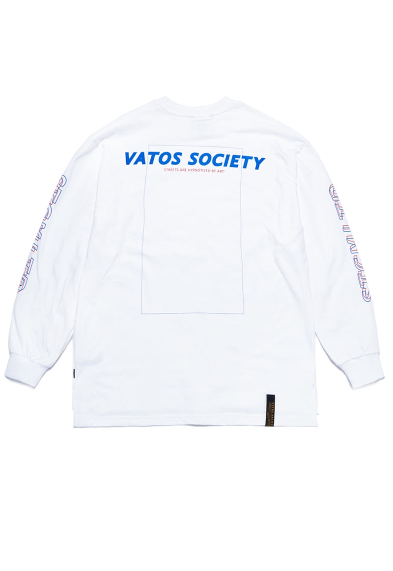 GALLOP OVERSIZED LONG SLEEVES T-SHIRTS WHITE