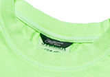 INFAMOUS PIGMENT OVERSIZED LONG SLEEVES T-SHIRTS NEON GREEN