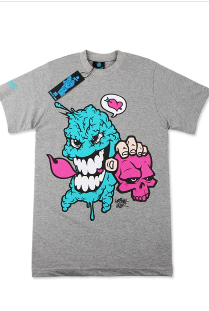 BUBBLE-MONSTER TEE_MELANGE