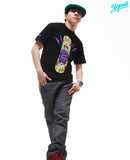 RESPECT-SK8TER TEE_BLACK