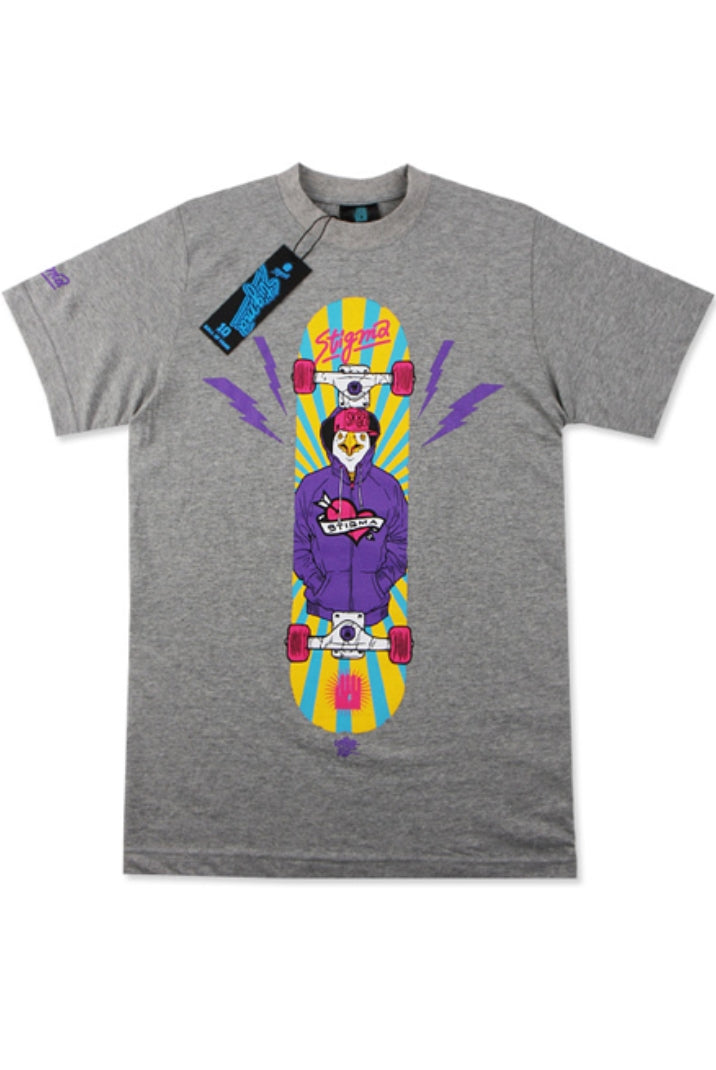 RESPECT-SK8TER TEE_MELANGE