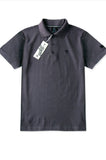 SHORT SLEEVES PIQUE T-SHIRTS_CHARCOAL