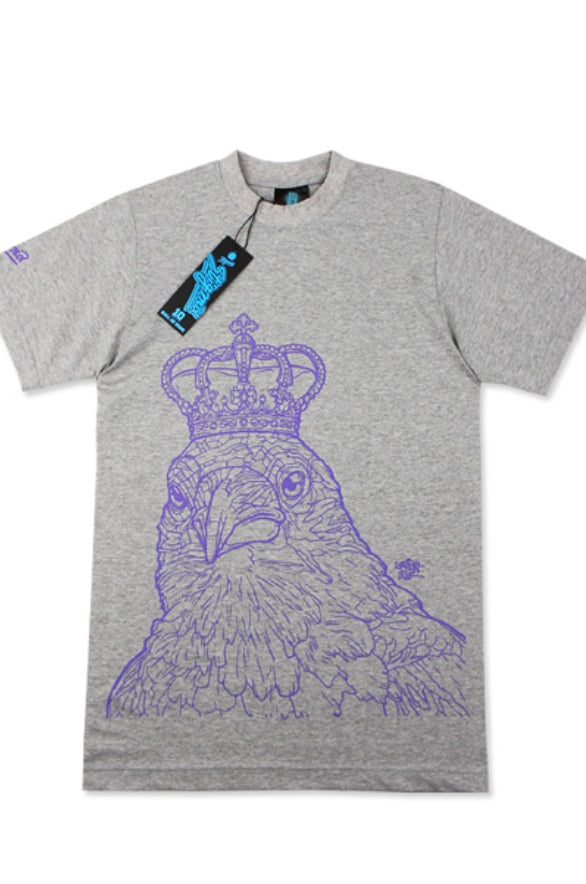 KING-OF-CROW TEE_MELANGE