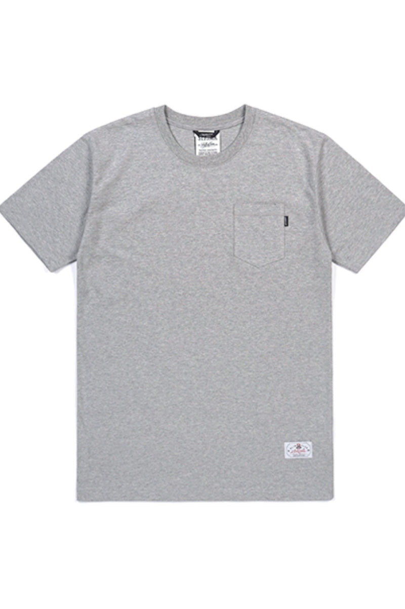 BLIND POCKET T-SHIRTS GREY