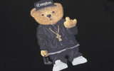 COMPTON BEAR T-SHIRTS BLACK