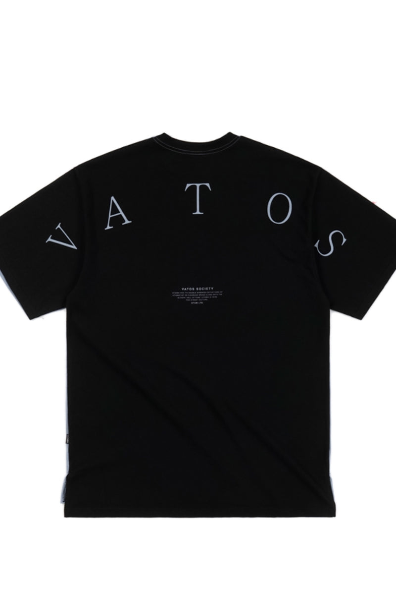 FRONT BACK OVERSIZED PIGMENT T-SHIRTS SKYBLUE