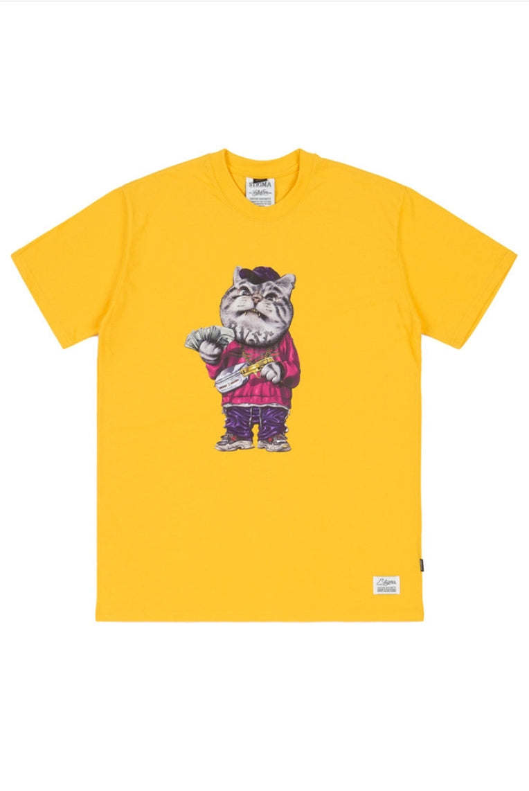 CATSGANG T-SHIRTS YELLOW