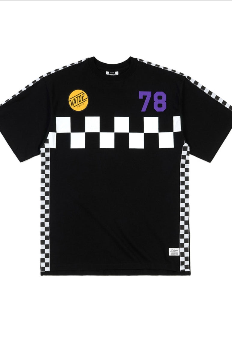 RACER OVERSIZED T-SHIRTS BLACK