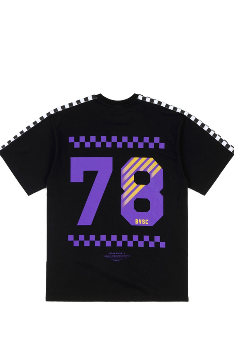 RACER OVERSIZED T-SHIRTS BLACK