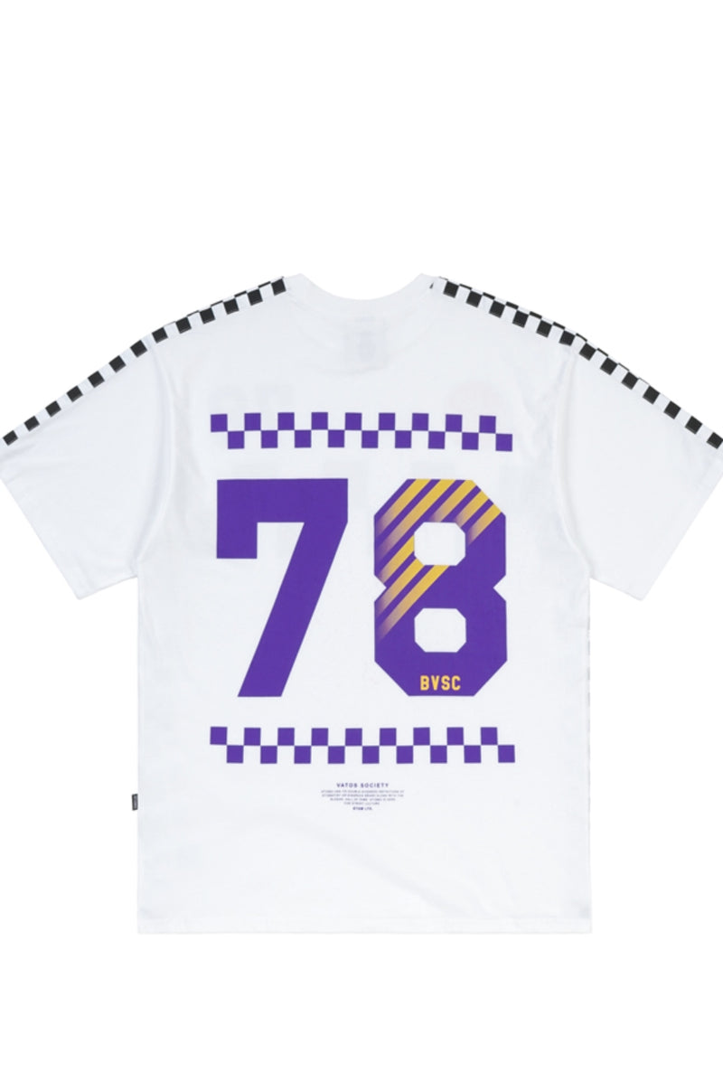 RACER OVERSIZED T-SHIRTS WHITE