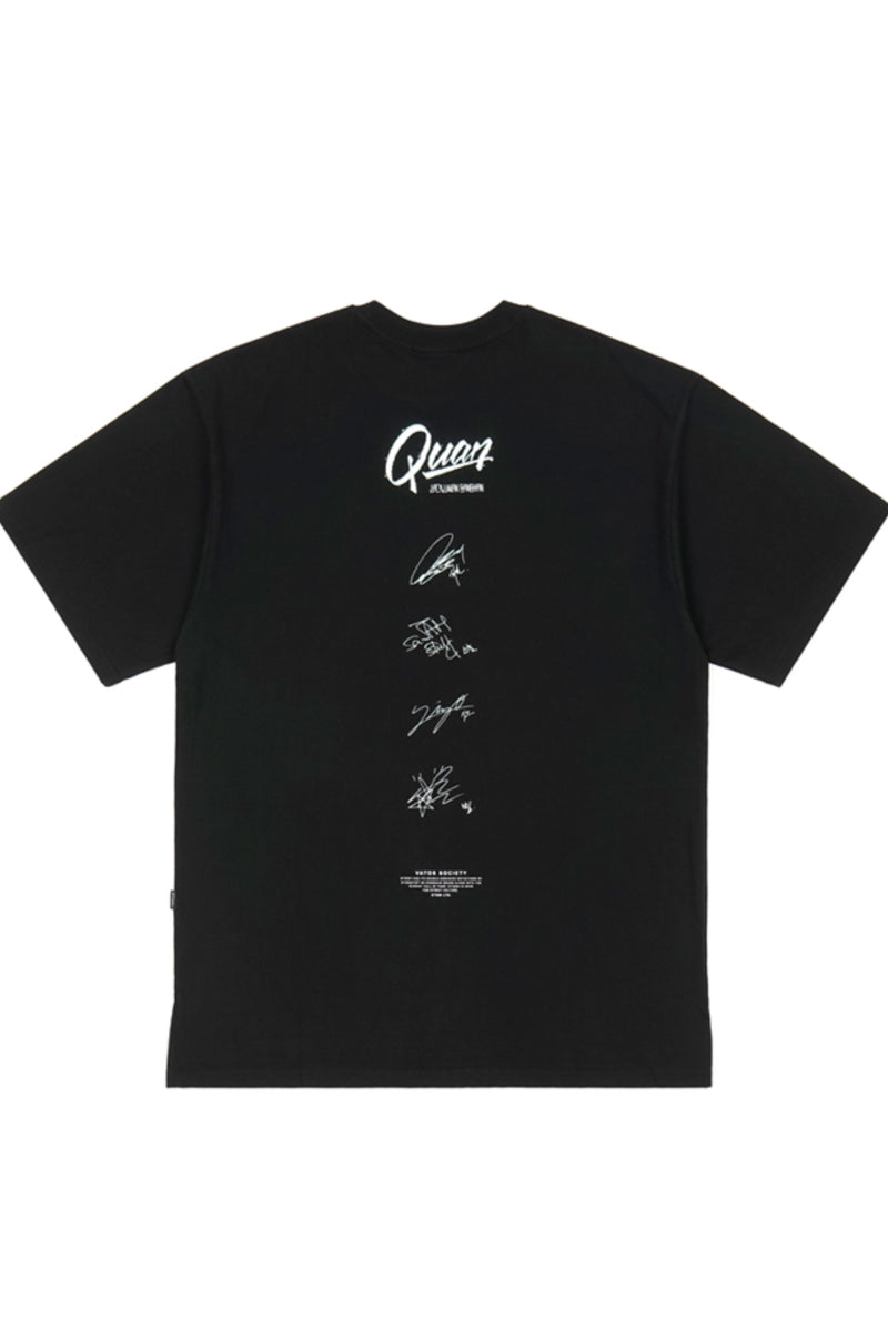 HAHA X STIGMA OVERSIZED T-SHIRTS BLACK