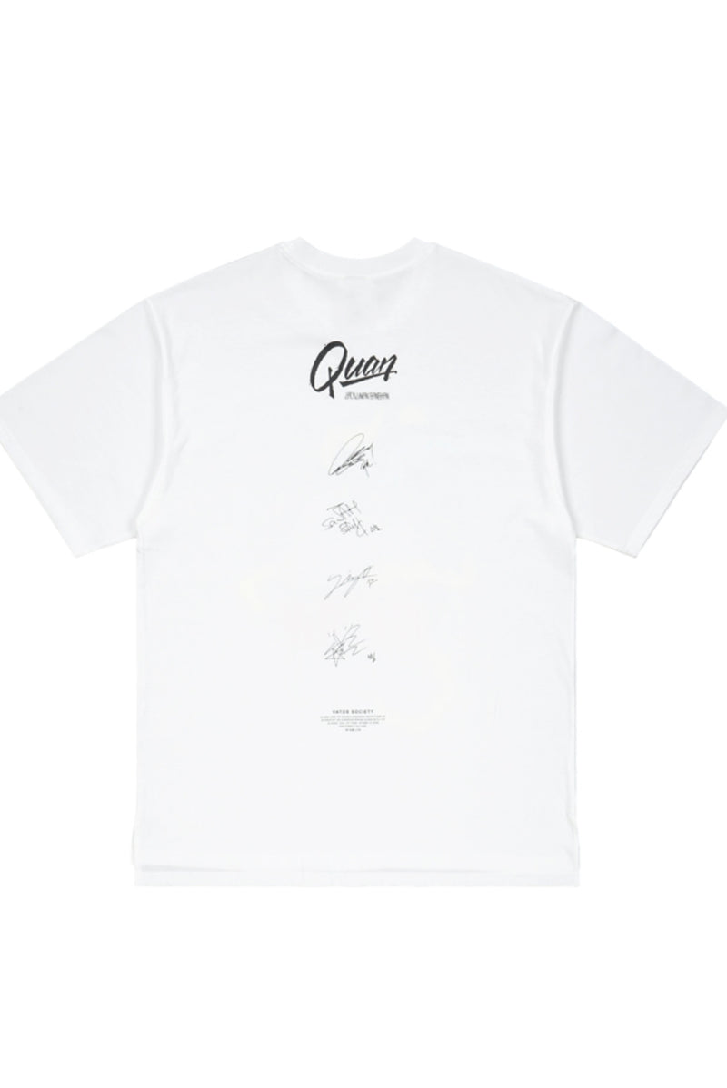 HAHA X STIGMA OVERSIZED T-SHIRTS WHITE