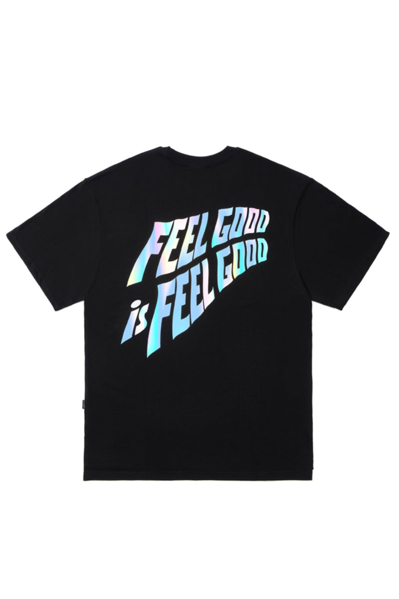 HOLOGRAM OVERSIZED T-SHIRTS BLACK