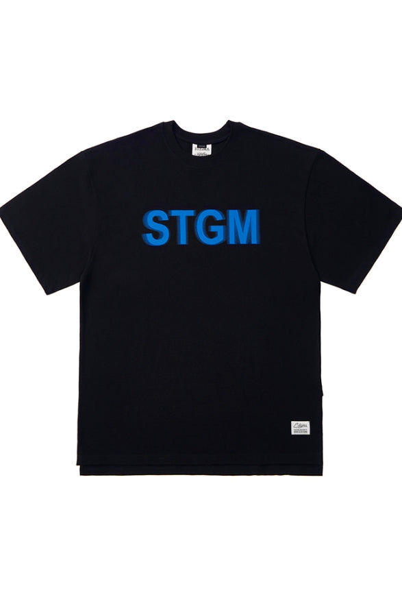 BLUR OVERSIZED T-SHIRTS BLACK