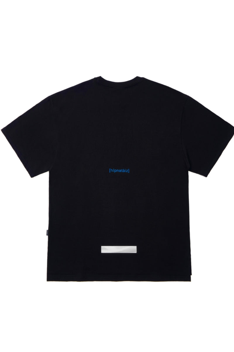 BLUR OVERSIZED T-SHIRTS BLACK