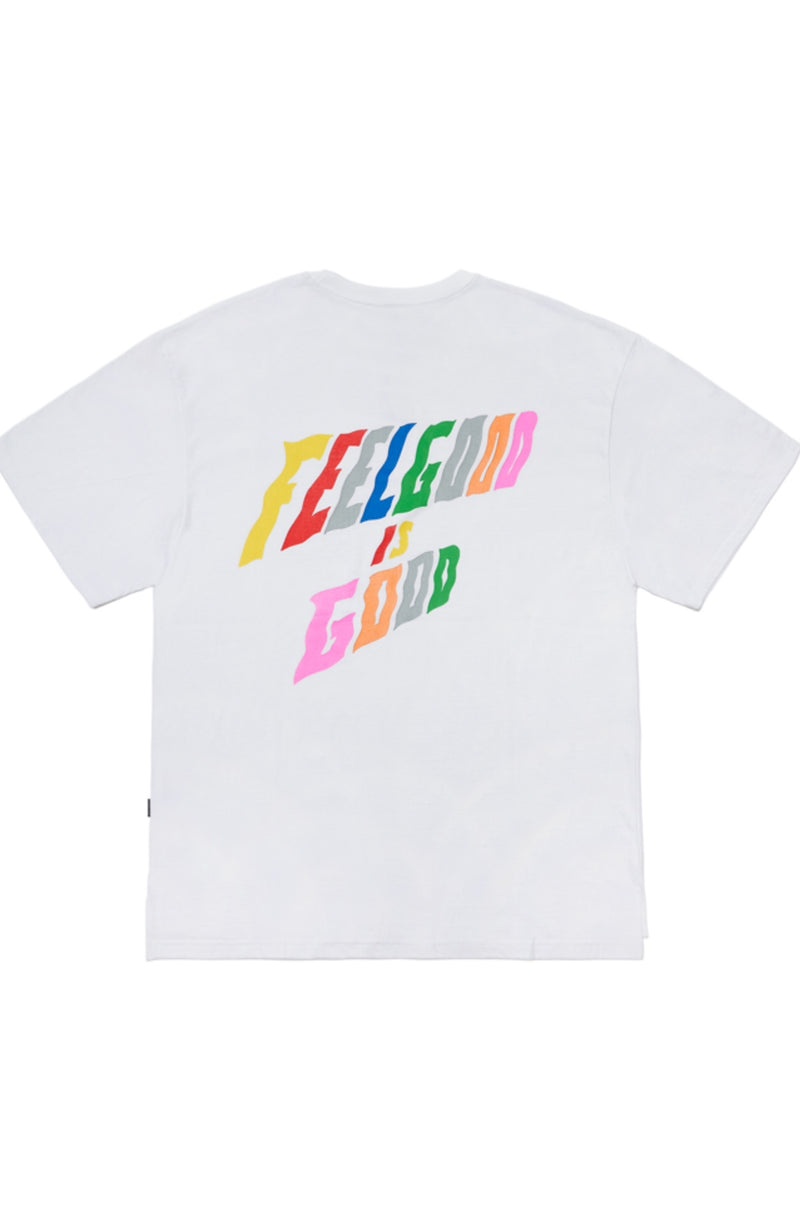 RAINBOW OVERSIZED T-SHIRTS WHITE