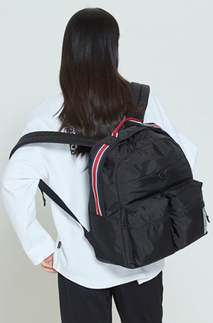 ロマンティッククラウン(ROMANTIC CROWN) CEREMONY DOUBLE POUCH BACKPACK_BLACK