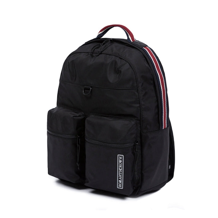 ロマンティッククラウン(ROMANTIC CROWN) CEREMONY DOUBLE POUCH BACKPACK_BLACK