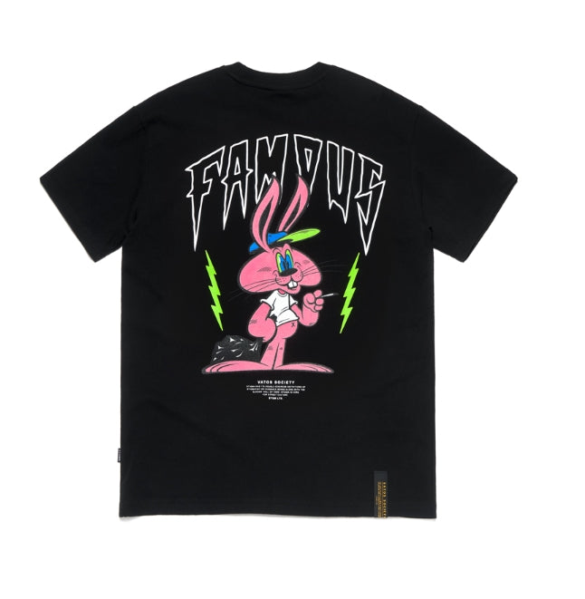FAMOUS RABBIT T-SHIRTS BLACK