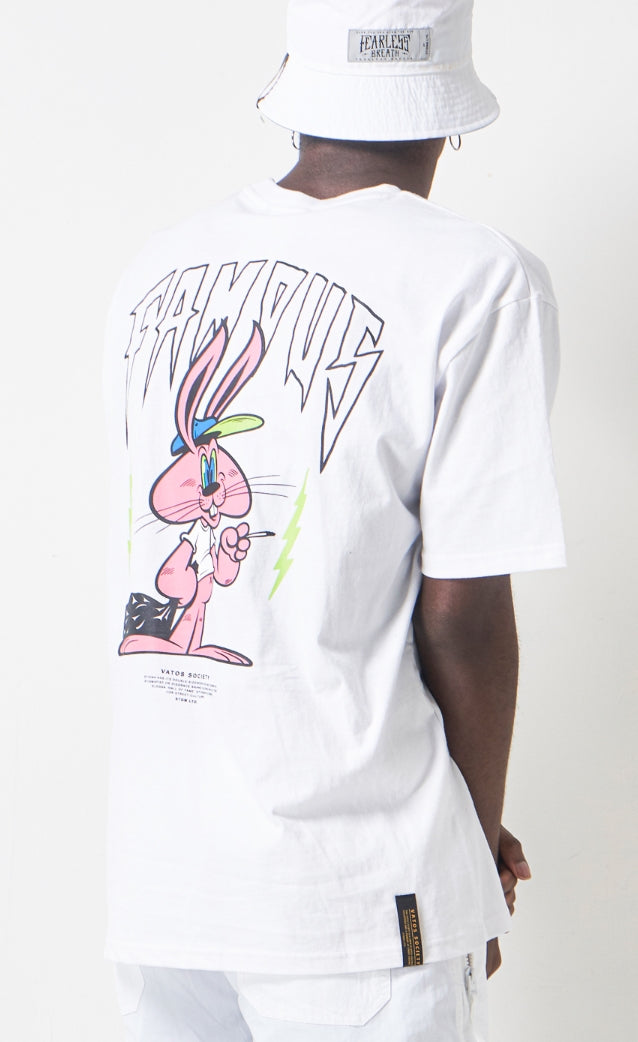 FAMOUS RABBIT T-SHIRTS WHITE