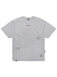 INFAMOUS PIGMENT OVERSIZED T-SHIRTS GREY