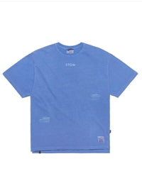 INFAMOUS PIGMENT OVERSIZED T-SHIRTS BLUE