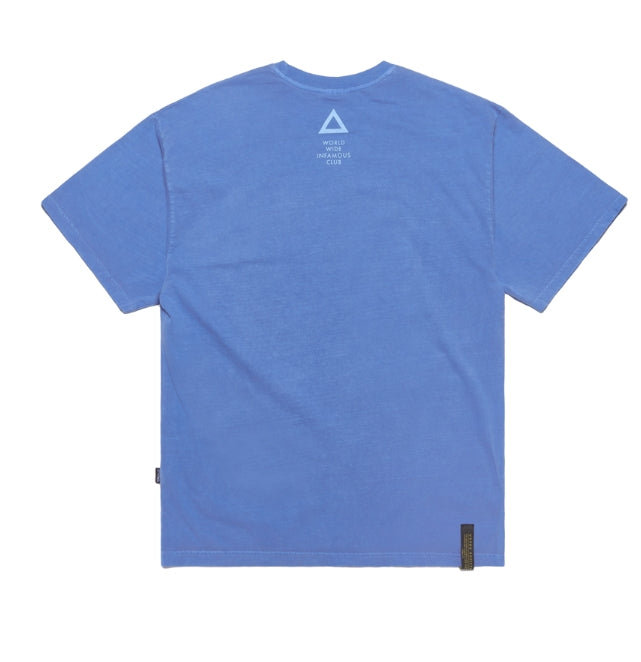 INFAMOUS PIGMENT OVERSIZED T-SHIRTS BLUE