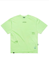 INFAMOUS PIGMENT OVERSIZED T-SHIRTS NEON GREEN