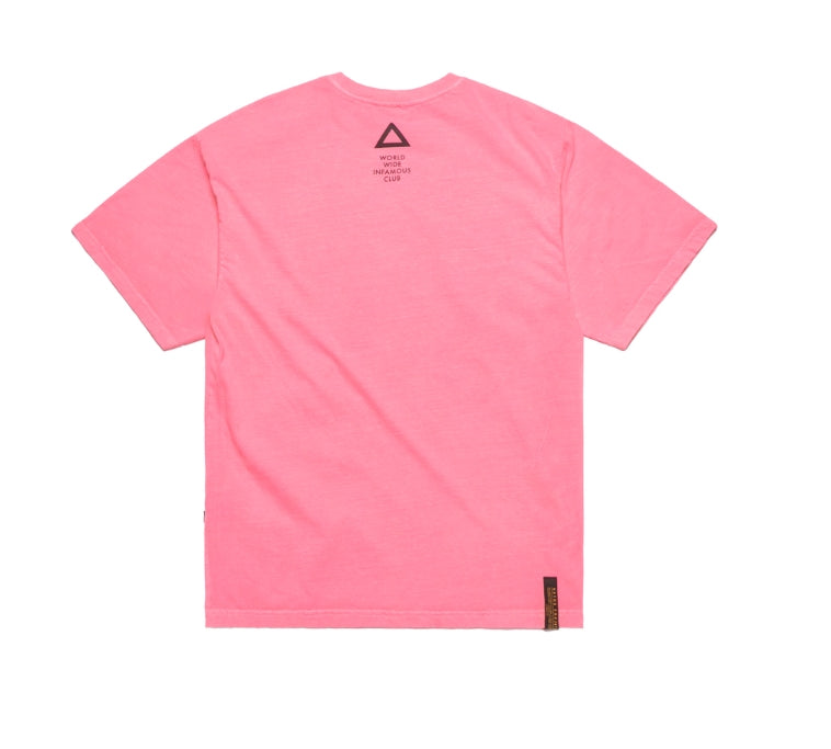 INFAMOUS PIGMENT OVERSIZED T-SHIRTS NEON PINK